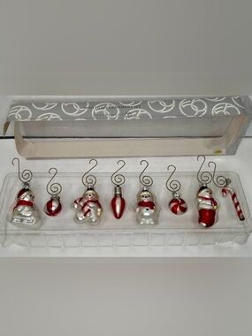 CHRISTMAS ORNAMENTS (DEPARTMENT 56) SNOWMAN, CANDY & ORNAMENTS